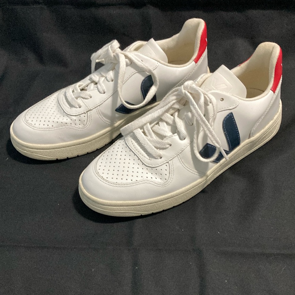 Veja V-10 Leather Sneakers